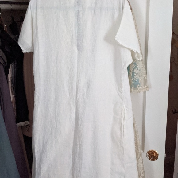 Linenfox wrap dress! Great Pregnancy/postpartum/breastfeeding/S-M between! - Picture 4 of 8